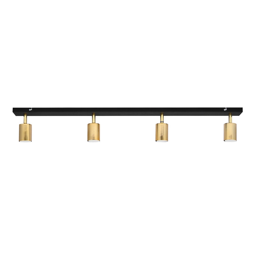 LED Φωτιστικό σποτ TUNE 4xGU10/4,8W/230V χρυσαφί/μαύρο
