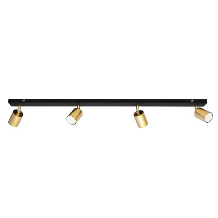 LED Φωτιστικό σποτ TUNE 4xGU10/4,8W/230V χρυσαφί/μαύρο