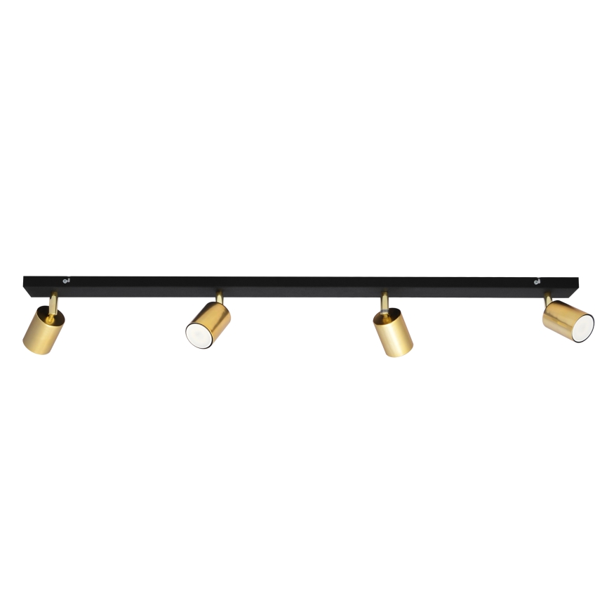 LED Φωτιστικό σποτ TUNE 4xGU10/4,8W/230V χρυσαφί/μαύρο