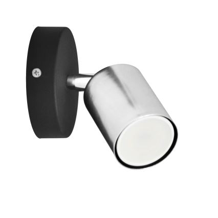 LED Φωτιστικό σποτ τοίχου LED TUNE 1xGU10/4,8W/230V ματ χρώμιο/μαύρο