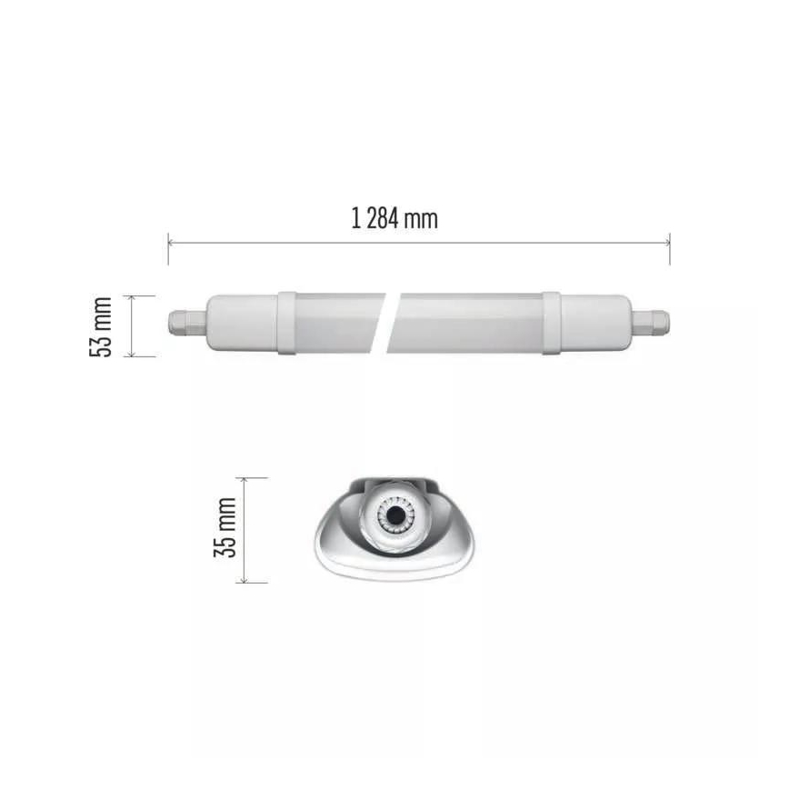 LED Φωτιστικό στεγανό LED/37W/230V IP65 4000K