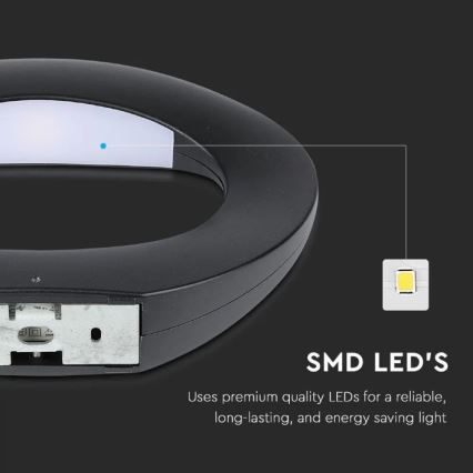 LED Φωτιστικό τοίχου LED/9W/230V