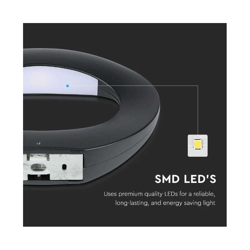 LED Φωτιστικό τοίχου LED/9W/230V