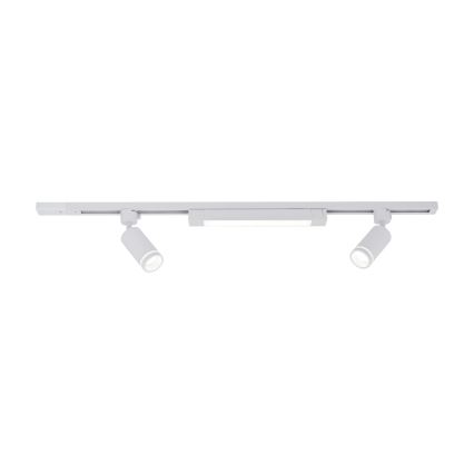 LED Φωτιστικό τοίχου TRACER 2xGU10/10W/230V + LED/20W 1 m λευκό