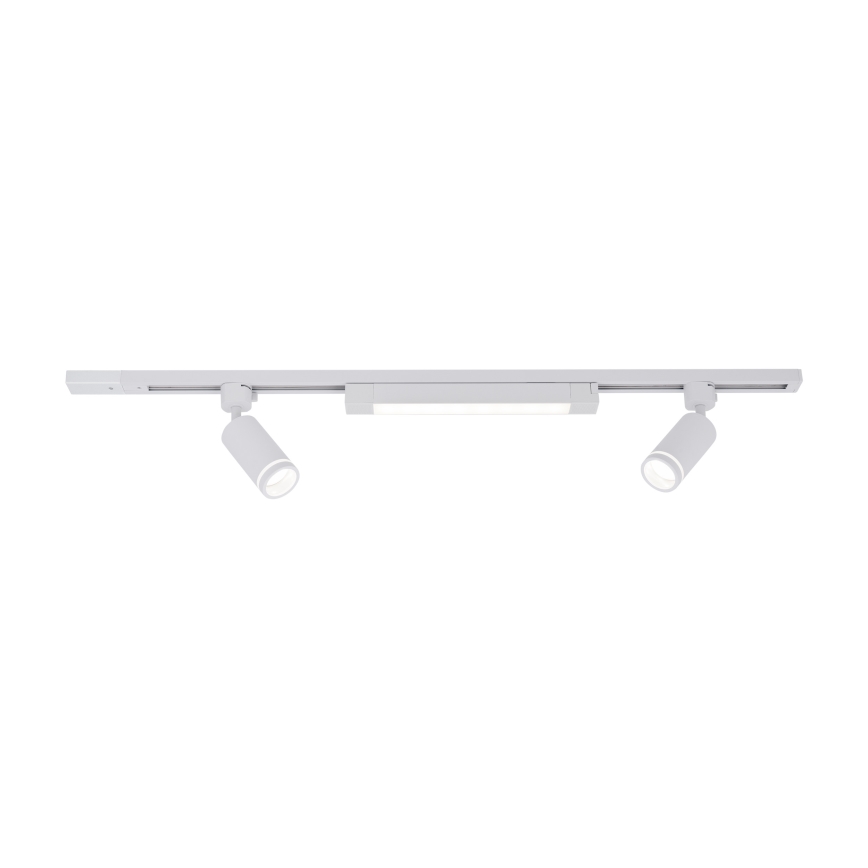 LED Φωτιστικό τοίχου TRACER 2xGU10/10W/230V + LED/20W 1 m λευκό