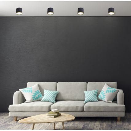 LED Φωτιστικό Τοίχου TUBA LED/9W/230V μαύρο/χρυσό