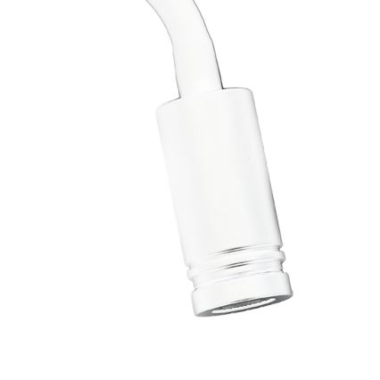 LED Φωτιστικό Τοίχου - Απλίκα με USB BASE 1xLED/8W+1xLED/2W/230V λευκό/ασημί