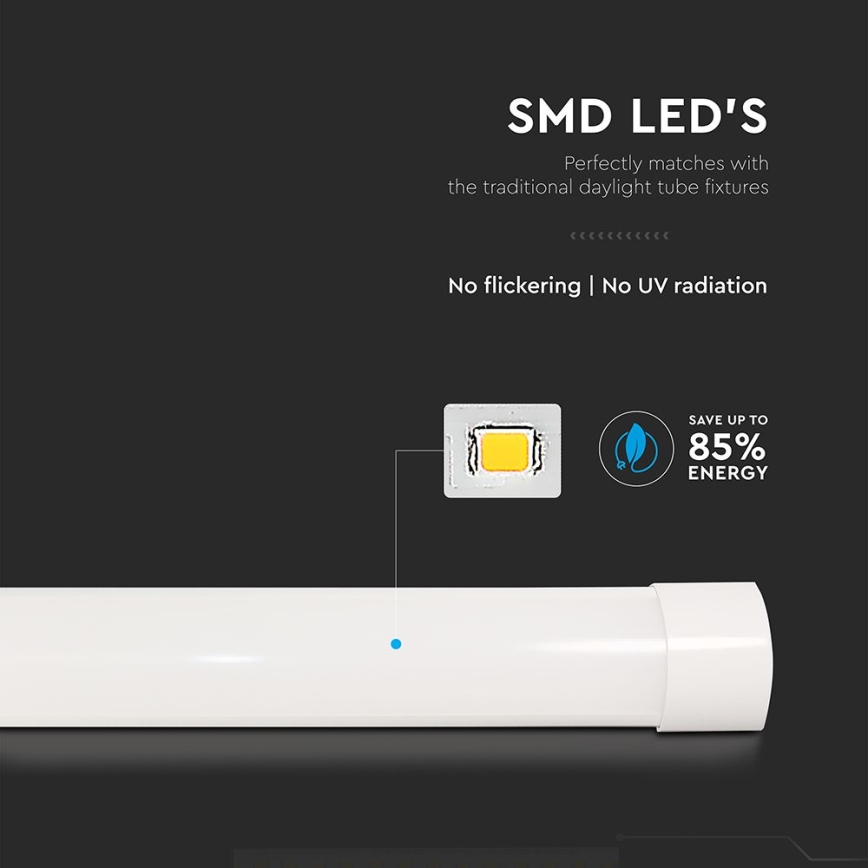 LED Φωτιστικό φθορίου LED/10W/230V 3000K 30 cm λευκό