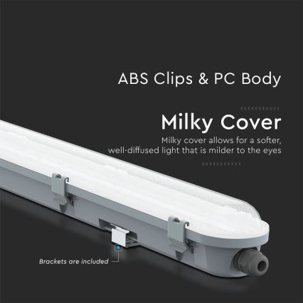 LED Φωτιστικό φθορισμού M-SERIES LED/36W/230V 6400K 120cm IP65