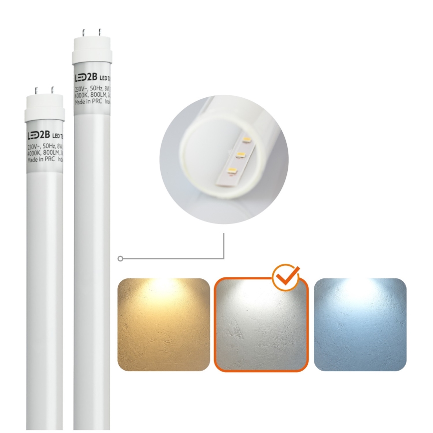 LED Φωτιστικό φθορισμού βαρέως τύπου T8 2xG13/18W/230V 4000K IP65