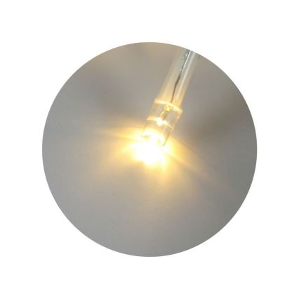 LED Χριστουγεννιάτικα λαμπάκια 20xLED/2 λειτουργίες 2,4m θερμό λευκό