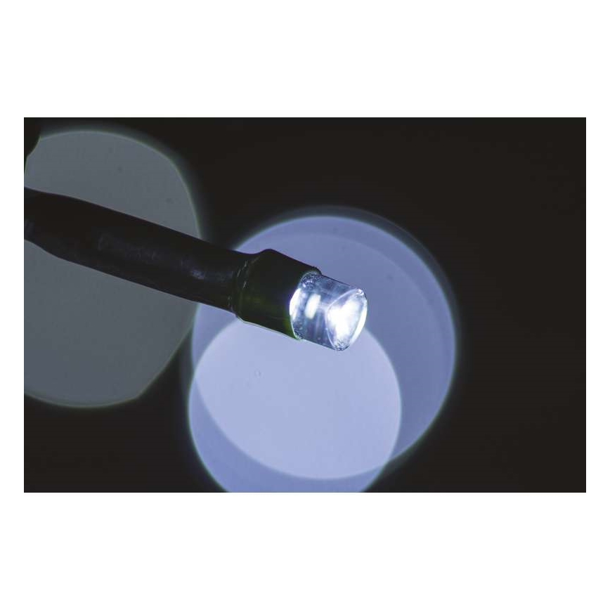 LED Χριστουγεννιάτικα λαμπάκια εξωτερικού χώρου CHAIN 40xLED 9m IP44 ψυχρό λευκό