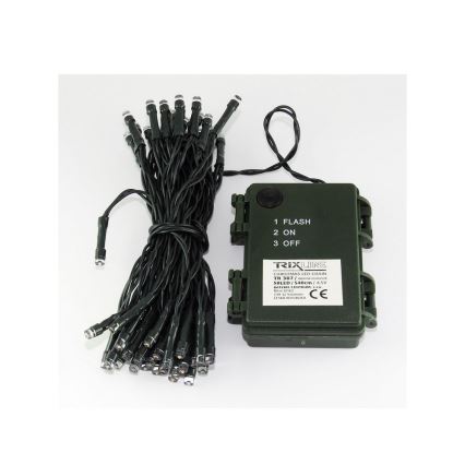 LED Χριστουγεννιάτικα εξωτερικά λαμπάκια 10,8m 100xLED/2 λειτουργίες 10,8m IP44 πολύχρωμα