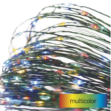 LED χριστουγεννιάτικα εξωτερικά λαμπιόνια 150xLED/20m IP44 πολύχρωμα