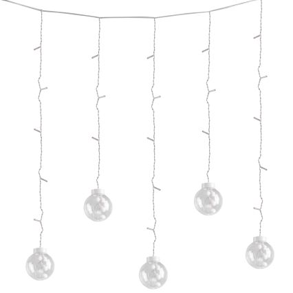 LED χριστουγεννιάτικη κουρτίνα WISH BALLS 108xLED/8 λειτουργιών 4,5 m θερμό λευκό
