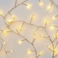 LED Χριστουγεννιάτικη γιρλάντα 100xLED/3xAA 2,7m θερμό λευκό