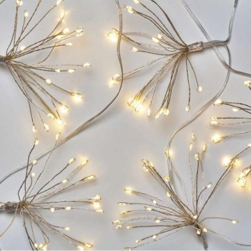 LED χριστουγεννιάτικη γιρλάντα 150xLED/5,35m σε θερμό λευκό