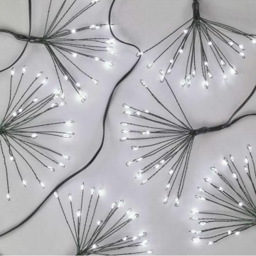 LED Χριστουγεννιάτικη γιρλάντα 150xLED/5,35m σε ψυχρό λευκό