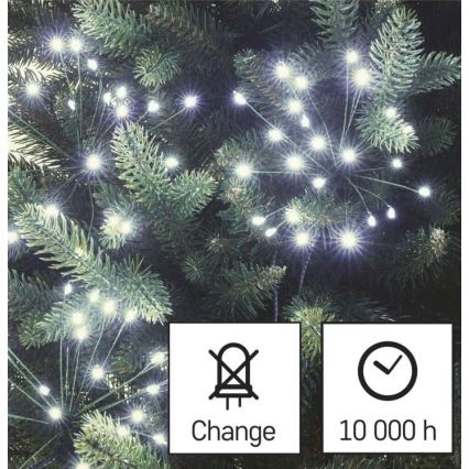 LED Χριστουγεννιάτικη γιρλάντα 150xLED/5,35m σε ψυχρό λευκό