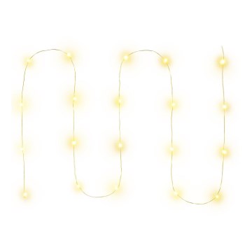 LED Χριστουγεννιάτικη γιρλάντα 20xLED/2xAA 2,3m θερμό λευκό