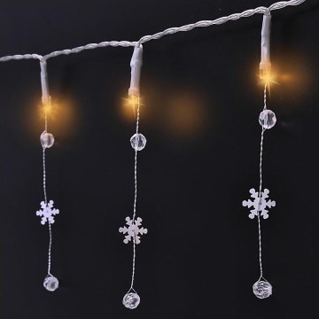 LED Χριστουγεννιάτικη γιρλάντα 20xLED/2xAA 2m θερμό λευκό