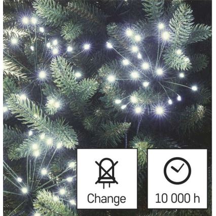 LED Χριστουγεννιάτικη γιρλάντα 300xLED/8,2m ψυχρό λευκό