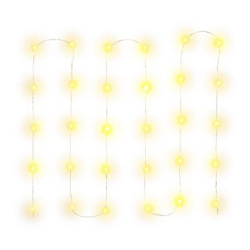 LED Χριστουγεννιάτικη γιρλάντα 30xLED/3xAA 3,3m θερμό λευκό
