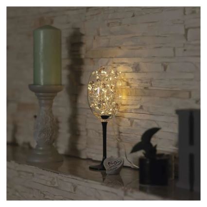 LED Χριστουγεννιάτικη γιρλάντα 40xLED/3xAA 1,5 m ζεστό λευκό