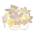 LED Χριστουγεννιάτικη γιρλάντα CHAIN 10xLED/2xAA 1,65m θερμό λευκό