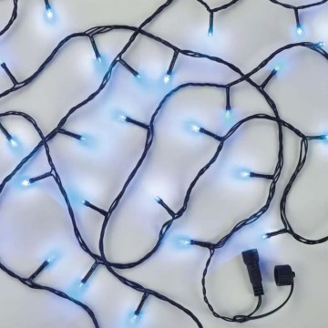 LED χριστουγεννιάτικη γιρλάντα για εξωτερικούς χώρους 100xLED/10m IP44 μπλε