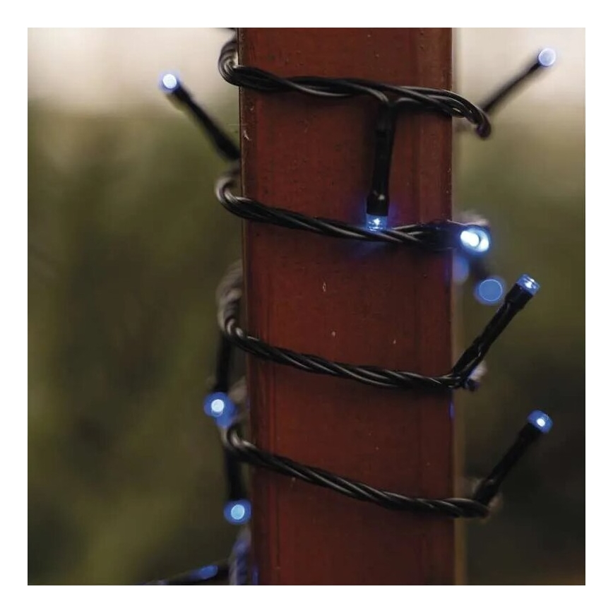 LED χριστουγεννιάτικη γιρλάντα για εξωτερικούς χώρους 100xLED/10m IP44 μπλε