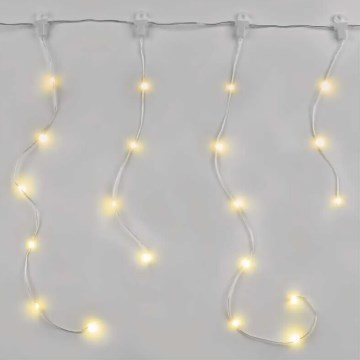 LED χριστουγεννιάτικη γιρλάντα εξωτερικού χώρου 100xLED/8 λειτουργίες 7,9x0,7m IP44 ζεστό λευκό