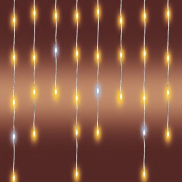LED χριστουγεννιάτικη γιρλάντα εξωτερικού χώρου 1200xLED/230V 25x0,56 m IP44 θερμό λευκό/ψυχρό λευκό