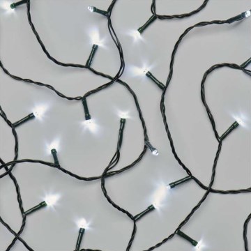 LED Χριστουγεννιάτικη εξωτερική αλυσίδα 180xLED/8 λειτουργίες 23m IP44 ψυχρό λευκό