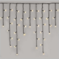 LED Χριστουγεννιάτικη εξωτερική αλυσίδα 200xLED/8 λειτουργίες 8,6m IP44 θερμό λευκό
