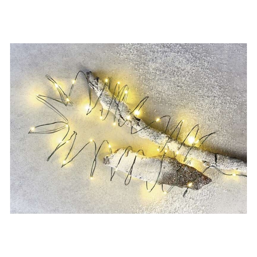 LED χριστουγεννιάτικη εξωτερική γιρλάντα 150xLED/20m IP44 θερμό λευκό