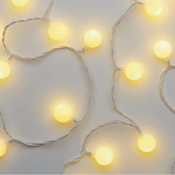 LED Χριστουγεννιάτικη εξωτερική γιρλάντα 40xLED/9m IP44 ζεστό λευκό