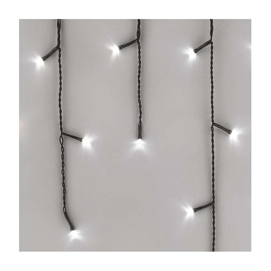 LED Χριστουγεννιάτικη εξωτερική γιρλάντα 600xLED/8 λειτουργίες 15m IP44 ψυχρό λευκό