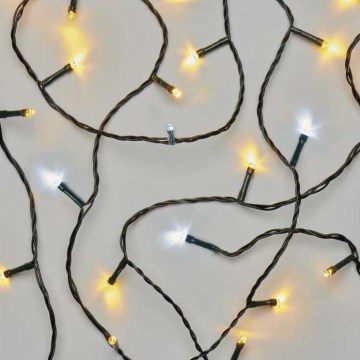 LED Χριστουγεννιάτικη εξωτερική γιρλάντα 80xLED/13m IP44 θερμό/ψυχρό λευκό