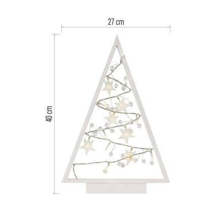 LED Χριστουγεννιάτικη διακόσμηση 15xLED/2xAA δεντράκι