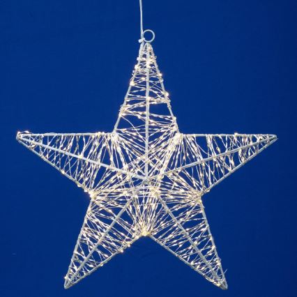 LED χριστουγεννιάτικη διακόσμηση 320xLED/230V 45 cm αστέρι θερμό λευκό