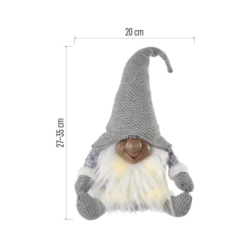 LED Χριστουγεννιάτικη διακόσμηση 4xLED/3xAA ξωτικό