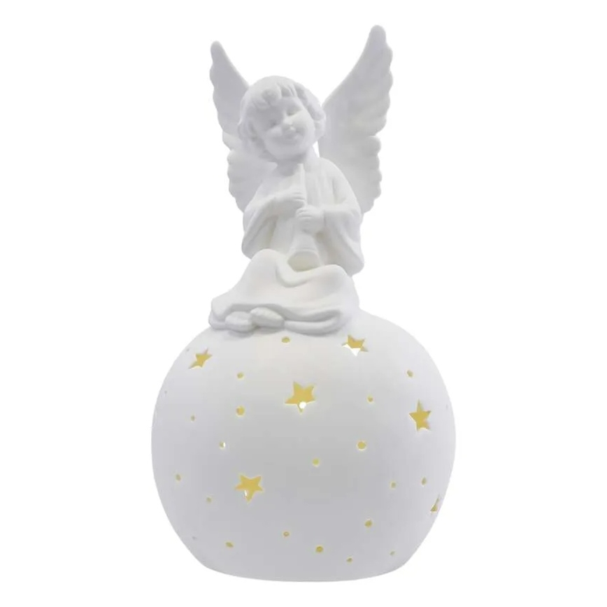 LED Χριστουγεννιάτικη διακόσμηση LED/0,4W/2xAA κεραμικός άγγελος