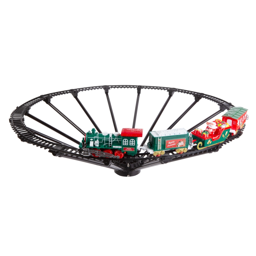 LED Χριστουγεννιάτικη διακόσμηση LED/2xAA, μήκους 80 cm, τρενάκι για το χριστουγεννιάτικο δέντρο