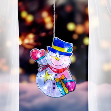 LED χριστουγεννιάτικη διακόσμηση παραθύρου 10xLED/3xAAA