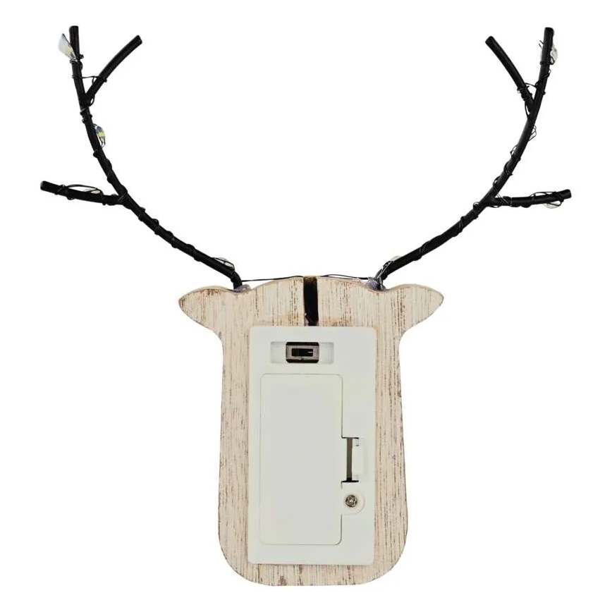 LED χριστουγεννιάτικη διακόσμηση τάρανδος 8xLED/2xAAA