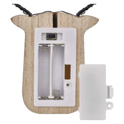 LED χριστουγεννιάτικη διακόσμηση τάρανδος 8xLED/2xAAA