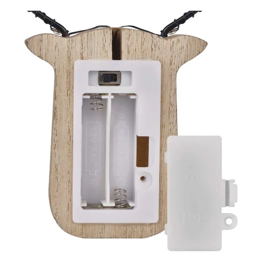 LED χριστουγεννιάτικη διακόσμηση τάρανδος 8xLED/2xAAA