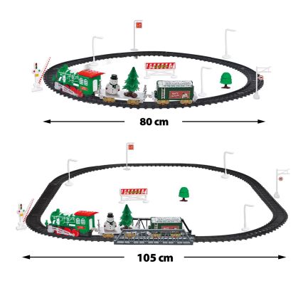 LED Χριστουγεννιάτικο τρενάκι LED/2xAA θερμό λευκό