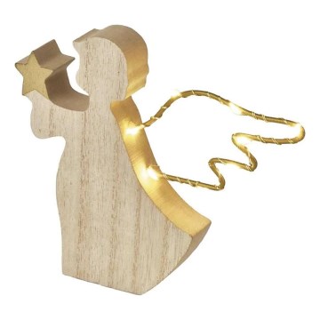 LED Χριστουγεννιάτικο διακοσμητικό αγγελάκι 8xLED/2xAAA